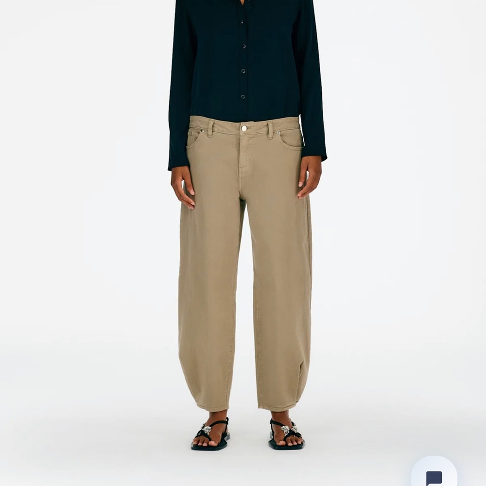 Tibi - Cotton Drill Brancusi - Long - Dark Clay - NWT